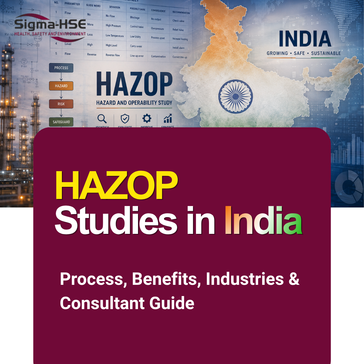 HAZOP Studies in India: Process, Benefits, Industries & Consultant Guide